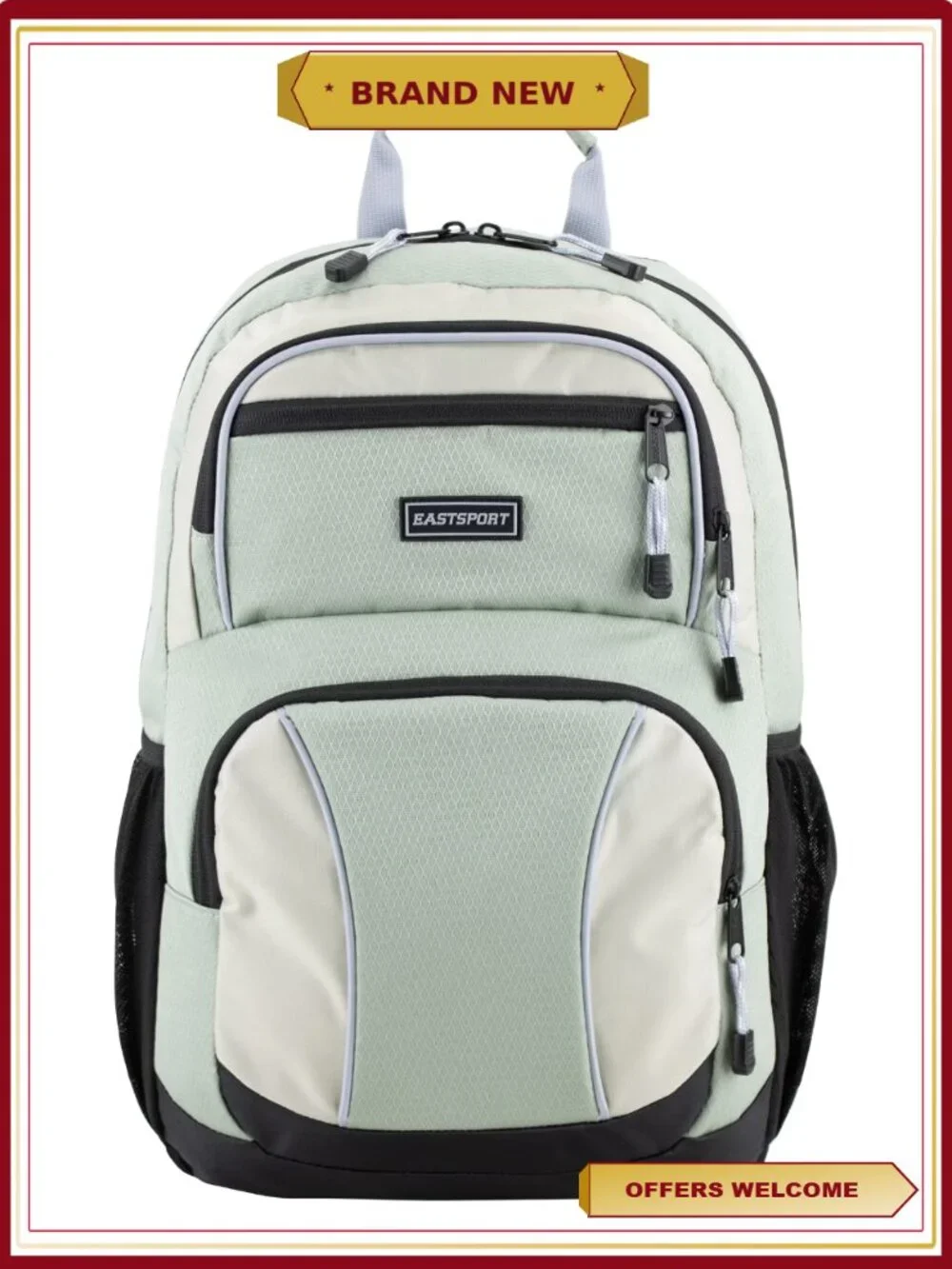 Sport Backpack with Laptop Sleeve Water Bottle Pockets